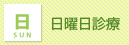 日曜日診療